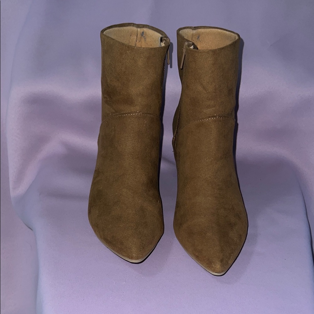 Universal Thread Olive Ankle Booties - image 2